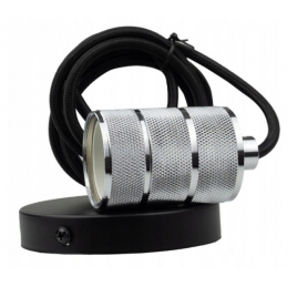 Ceiling pendant light LOFT E27 - 2M - chrome silver