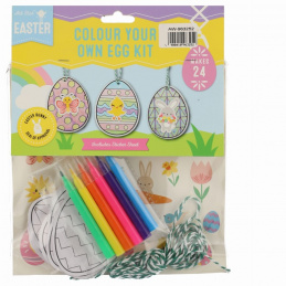Set of Creative Easter Eggs for Painting