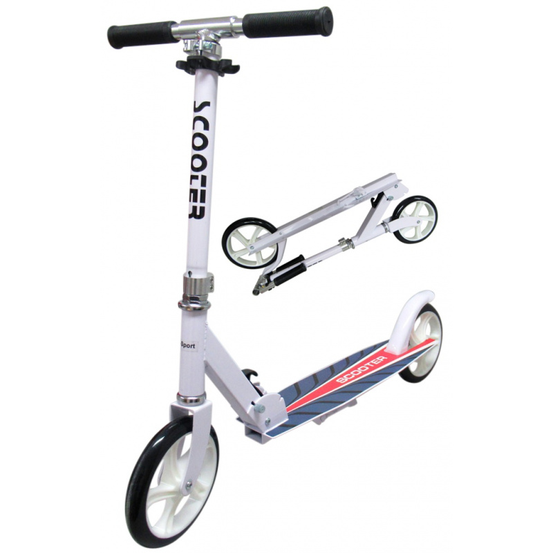 R-Sport Scooter H4 200 mm wheels White