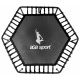Aga Springboard for fitness trampoline Black