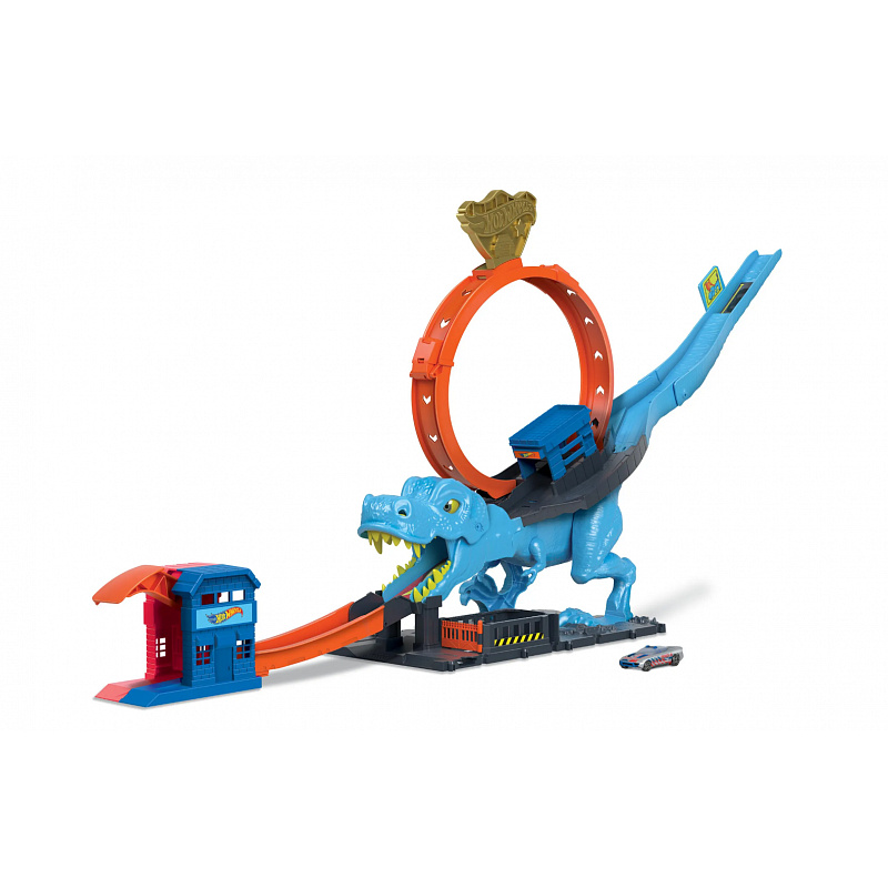 Hot Wheels City HKX42 Loop with a Hungry T-Rex