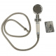 Aga Hand Shower with Turbine and Hose Silver