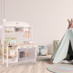 Aga Children's wooden kitchen MDF MODERN CLASSIC with accessories