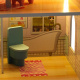 Aga MDF Dollhouse with furniture 70 cm Pink LED