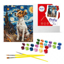 Paint by Numbers Set Magical Jack Russell KHO6596 40x50 AP0037 Universal