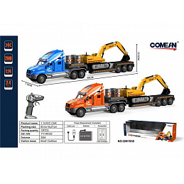 R/C truck with crane