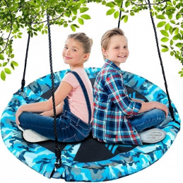 HS5 SWING HAMMOCK STORK NEST 100CM BLUE CAMOUFLAGE