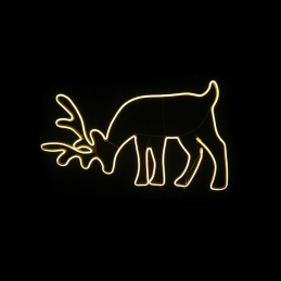 LD9 NEON LIGHT REINDEER WARM WHITE