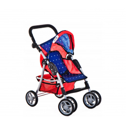 Doris Sports Stroller for Dolls 9352 Red