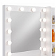 Aga Dressing Table with Mirror and Lighting Matte White