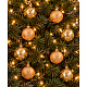 Aga Christmas baubles 6 cm 8 pcs Gold - Pearl