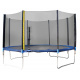 Linder Exclusiv Trampoline XXL 430 cm + protective net + ladder + cover