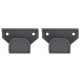 Rolling safety barrier 160 x 85 cm Grey Ruhhy 19381