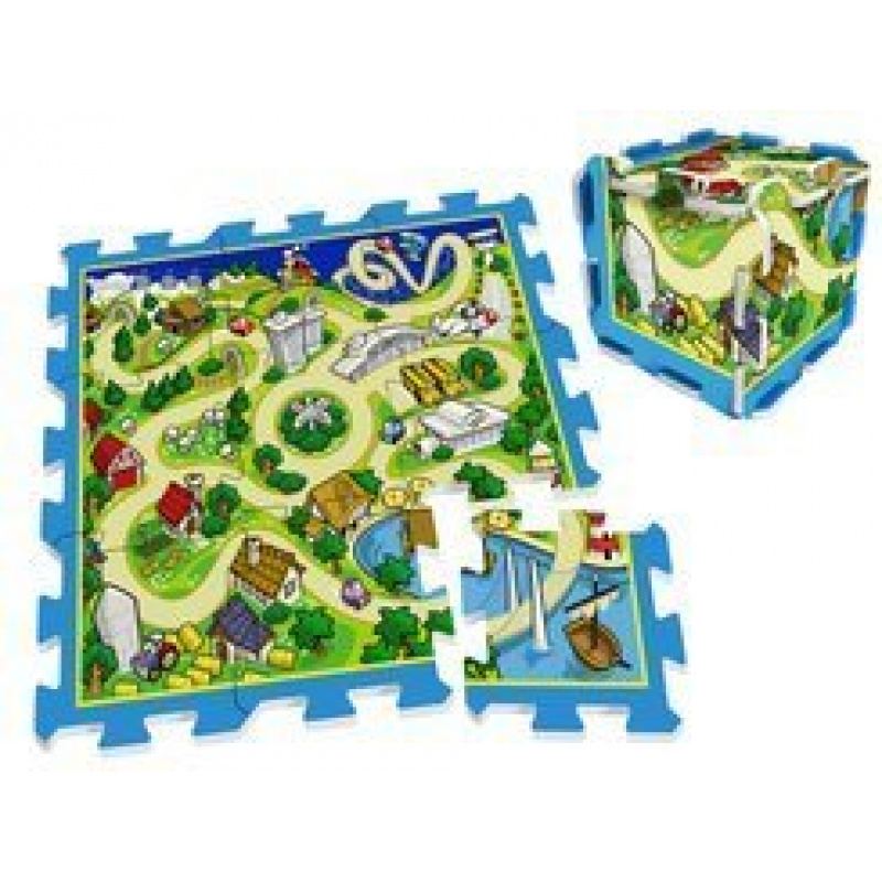 Foam puzzle pad Racing track 31x31 ZA3150