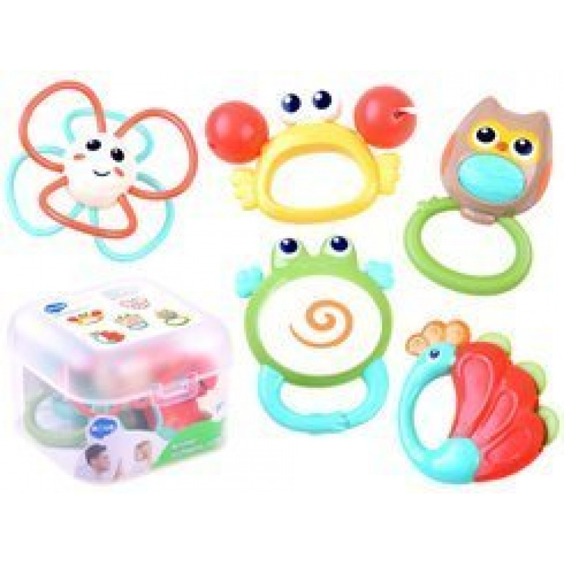 Set of teethers for children 5pcs Animals ZA3679
