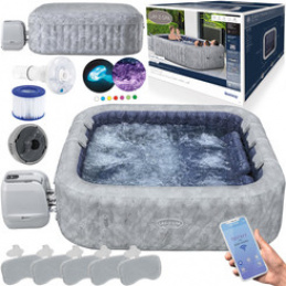 Bestway Lay-Z-Spa San Francisco Pro 7 Wi-Fi App LED 5-7 Person 6001Q Universal