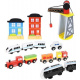 Aga4Kids Wooden Train Track 78 pieces on batteries