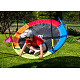 Aga Hanging swing circle 120 cm Four colours with flags