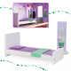 Aga Wooden dollhouse with furniture Pastel