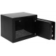 Safe with mechanical lock 230x170x170mm black ISO 8800