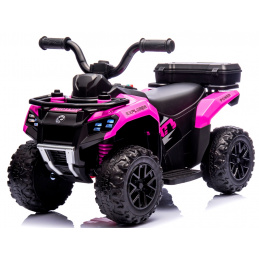 Quad J9 pink on battery, children's quad bikes with music and light, lithium-ion battery