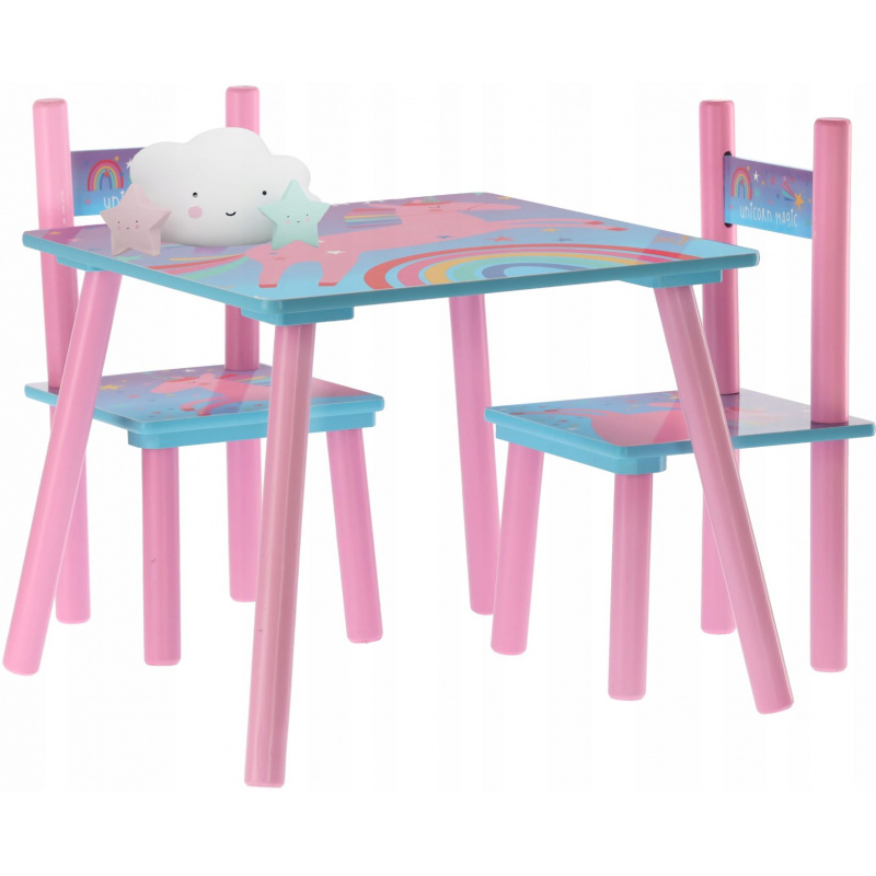Aga Children's table + chair Unicorn