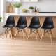 Aga 4x Dining Chairs Black
