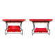 Aga Garden Swing 2-in-1 GRANDLUX Light Red