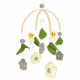 Aga Baby Mobile for Crib Grey Flowers