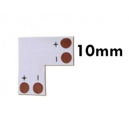 Corner connector for LED strips 5050, 5630 10mm