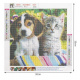 Diamond painting - Dog and cat H16215
