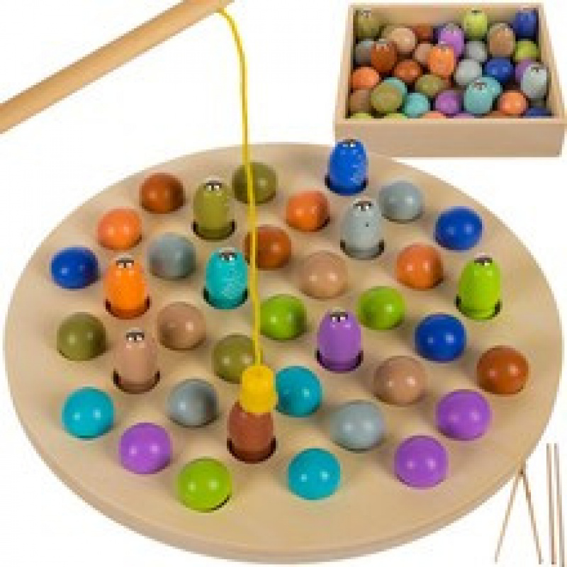 Children's wooden game Fishing Kruzzel 17244