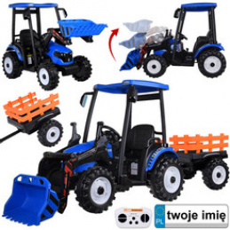 Large ELECTRIC TRACTOR with battery for children with trailer and bucket PA0320 universal