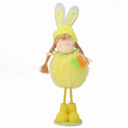 Easter fabric girl decoration for display