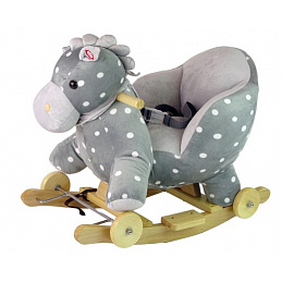 Soft Rocking Horse Chair Grey