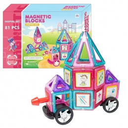 B41C1 MAGNETIC CUBES SHAPES 81 PCS