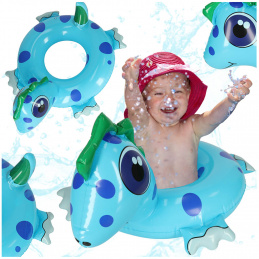 Inflatable dinosaur swim ring 50 cm