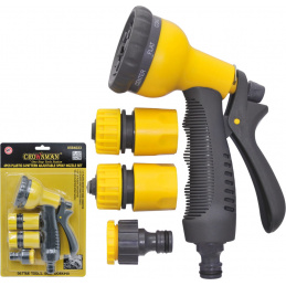 Set of hose connectors 1/2 3/4 + gun