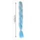 Hair Canel synthetic braids Ombre blue ISO