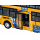 Metal double decker bus ZA2094 - yellow