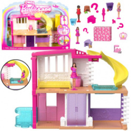 Mattel Mini BarbieLand Dollhouse + Doll and Pet + Accessories ZA6039 Universal