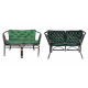 Aga Ratan Set Bahama Dark Brown/Green