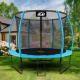 Aga SPORT EXCLUSIVE Trampoline 305 cm Light blue + safety net + ladder