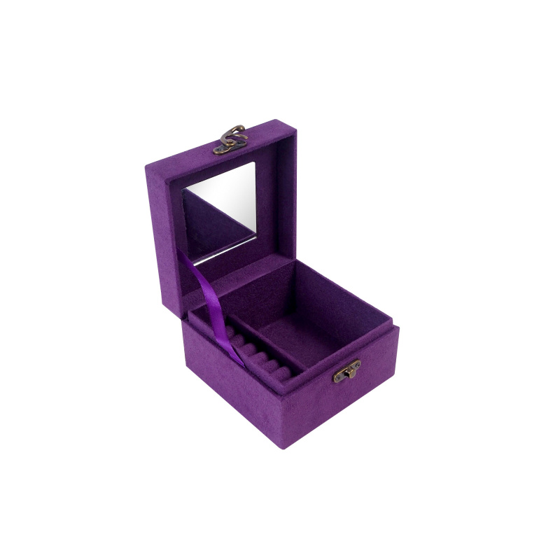 Aga Jewelry Box 12.2x12.2x8.5 cm Purple