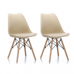 Aga 2x Dining Chair MR2035 Beige