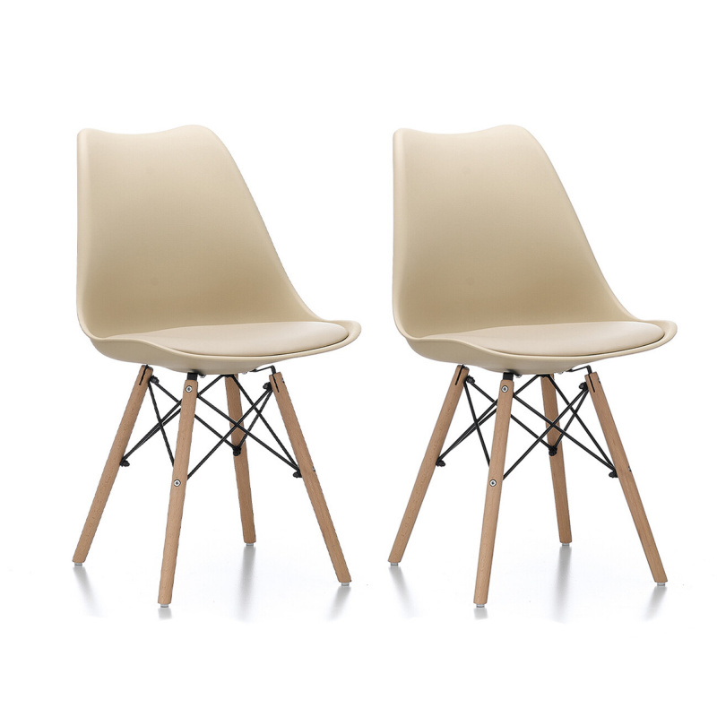 Aga 2x Dining Chair MR2035 Beige