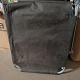 Aga Garden Reclining Lounger with Canopy Black 6DAZ644 - SECOND QUALITY