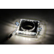 BERGE Suspension spot light BRG70446 - square mirror + LED strip 3W neutral white