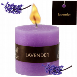 Lavender scented candle