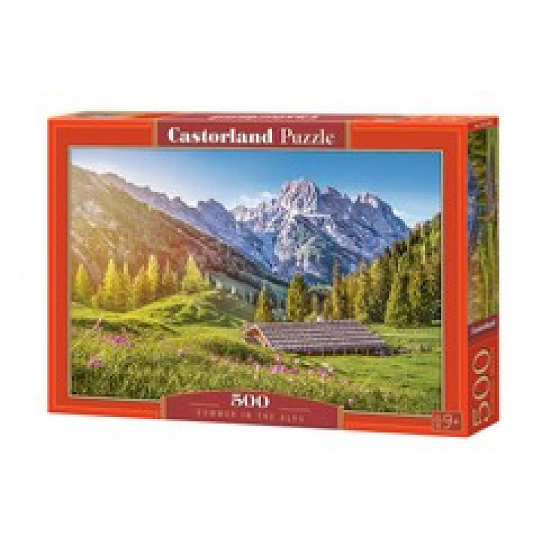 CASTORLAND Puzzle 500 pieces - Summer in the Alps